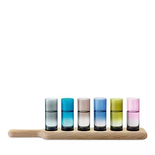 Lsa Assorted Shot Glasses On Paddle PURCHASED