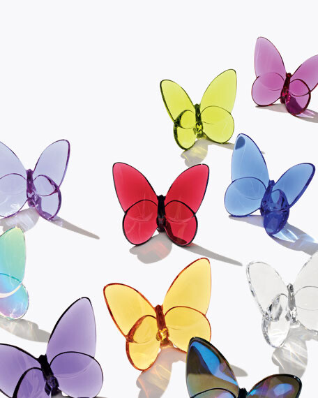 Baccarat Crystal Turquoise Butterfly PURCHASED