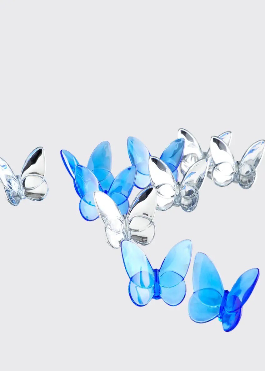 Baccarat Crystal Blue Butterfly PURCHASED