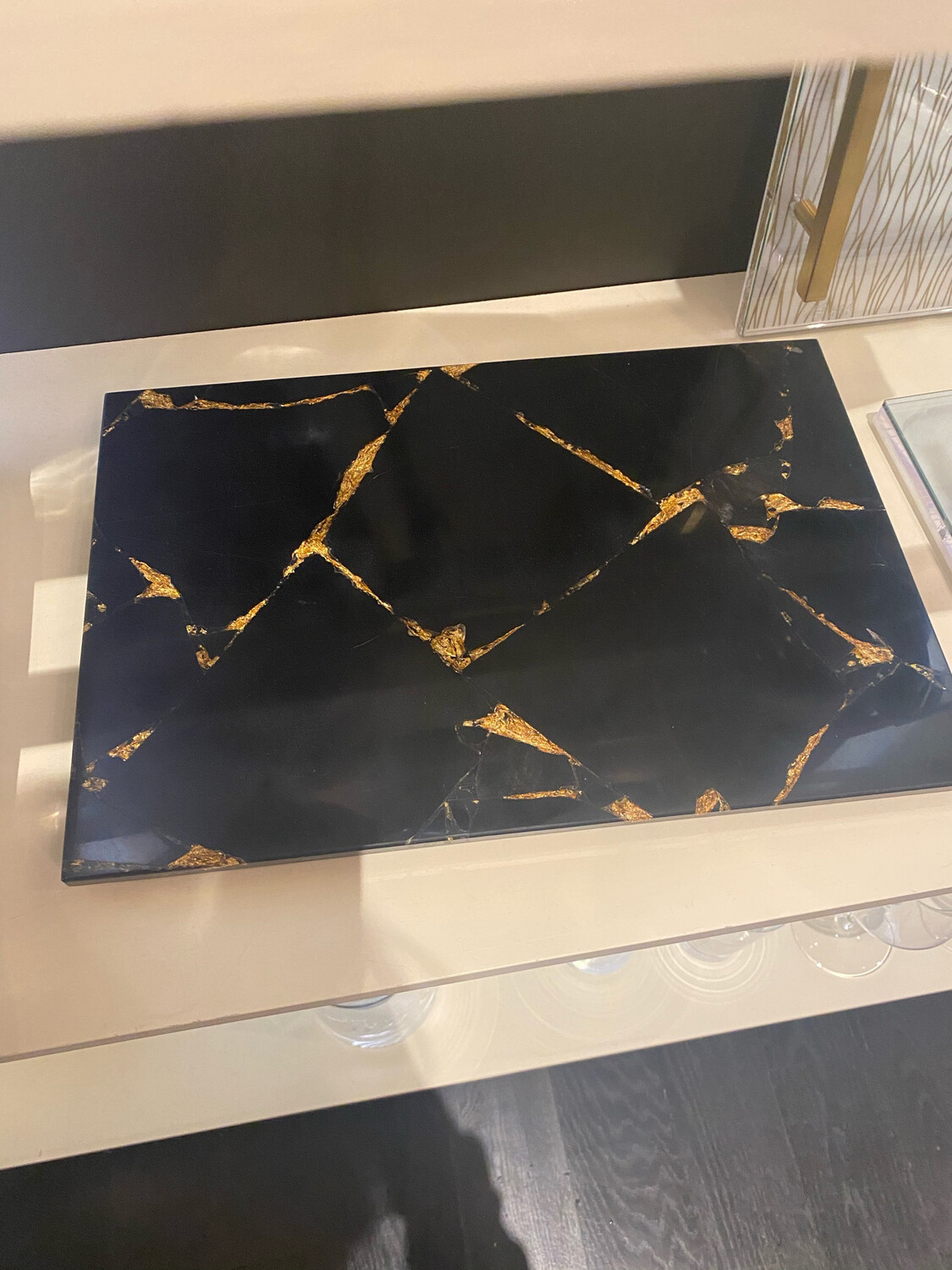 Black Bread Tray