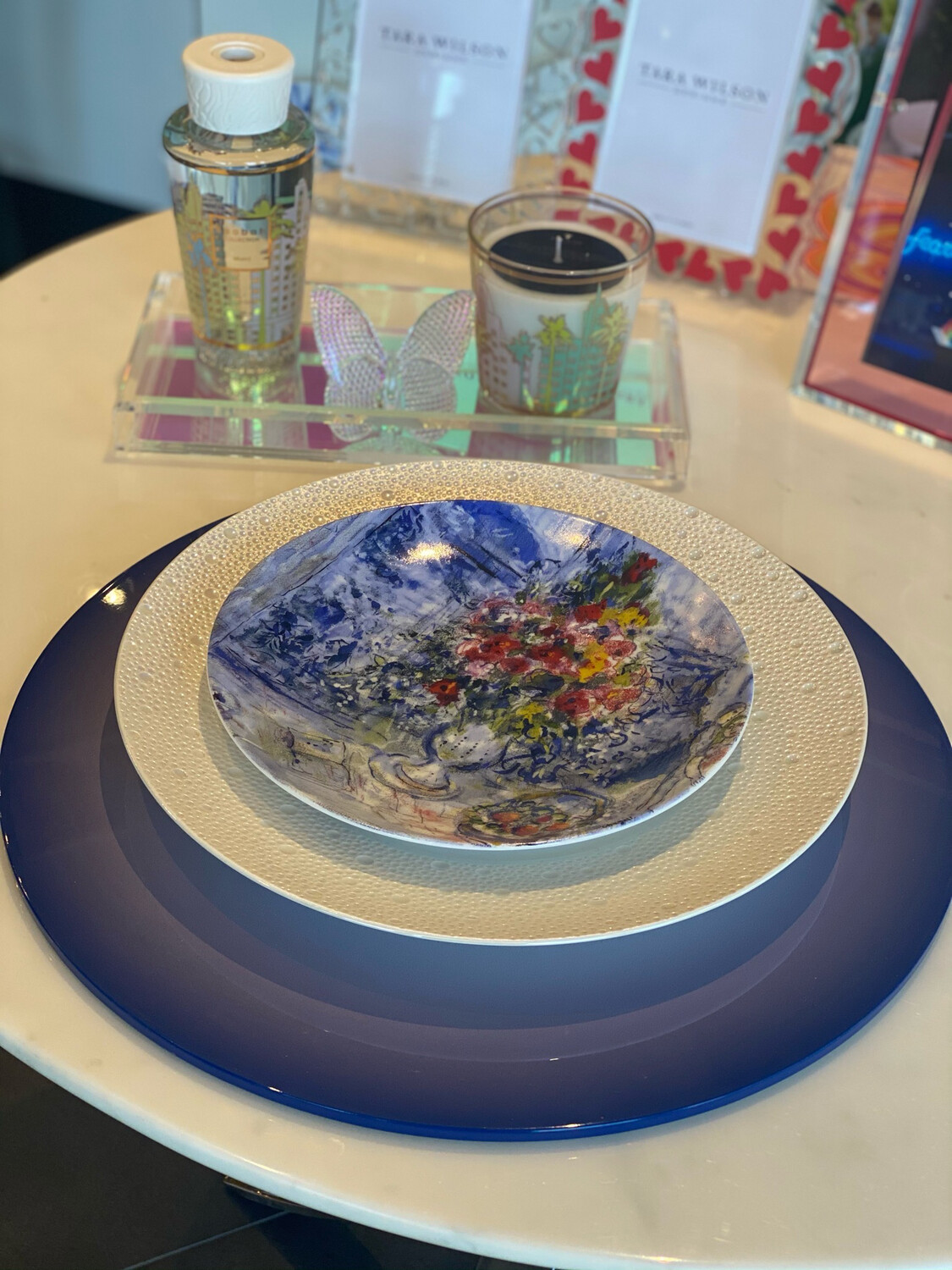Bernardaud Ecume Pearl Service , Salad And Cereal Bowl 3 PURCHASED Needs 9