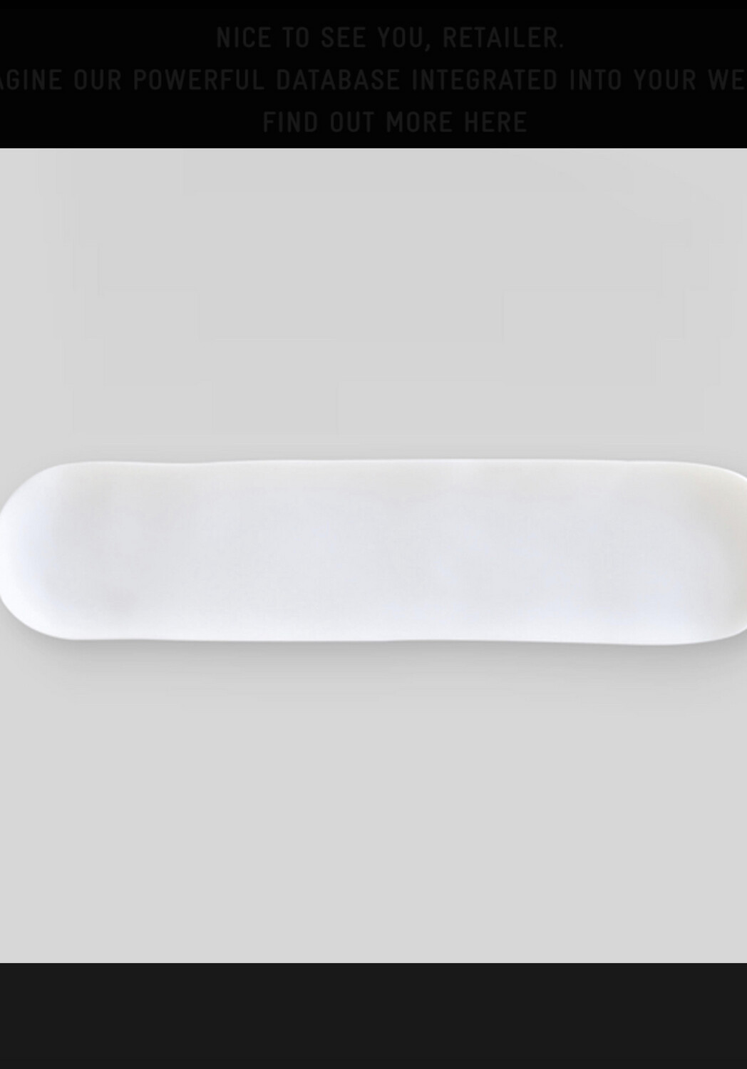 Tina Frey White Baguette Tray PURCHASED