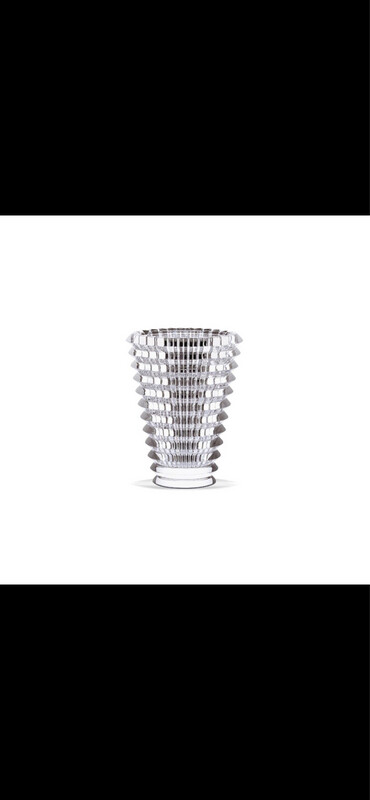 Baccarat Crystal  Round Eye Vase Purchased!
