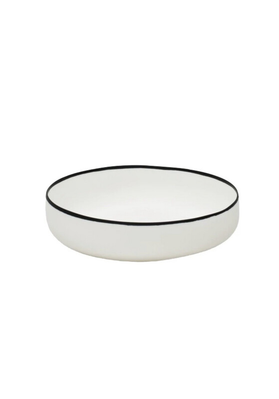 Tina Frey Bowl With Black Trim