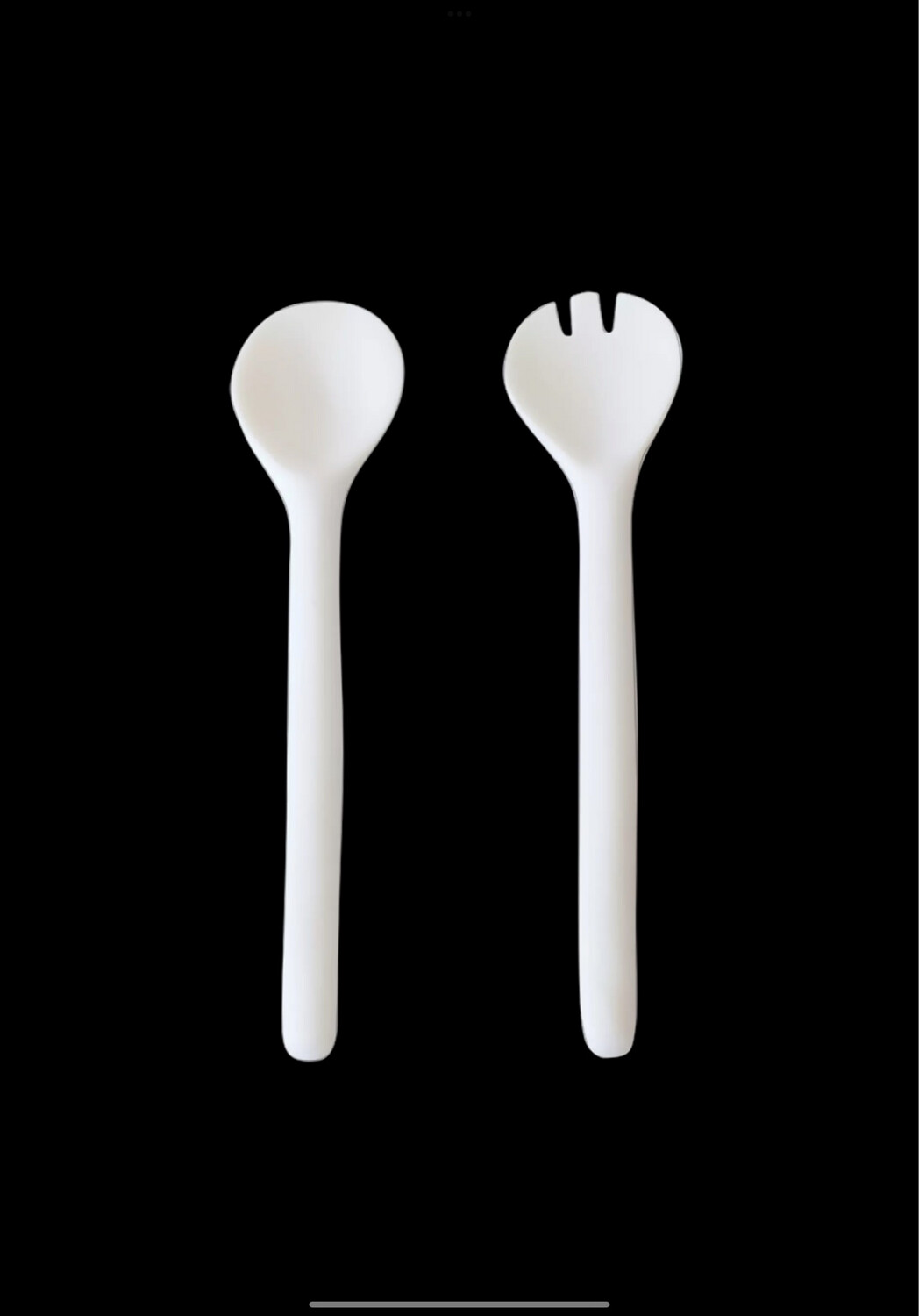 Tina Frey Large White Salad Servers PURCHASED