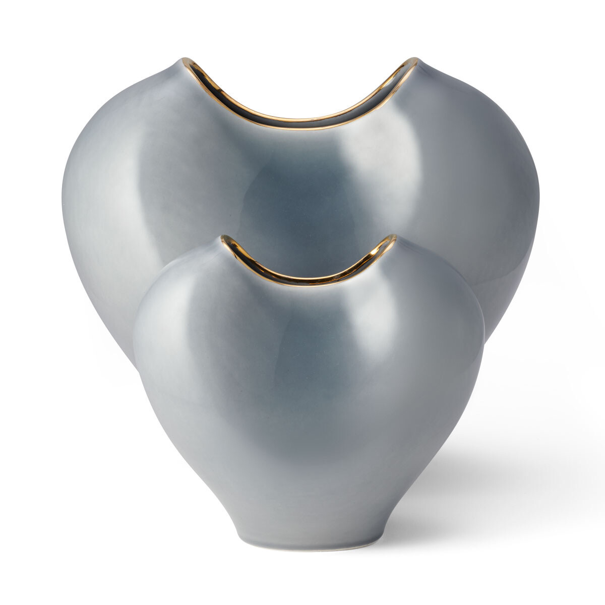 Aerin Paola Grey Heart Vase