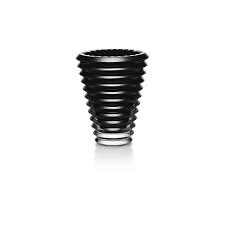 Baccarat Crystal Black Eye Vase PURCHASED