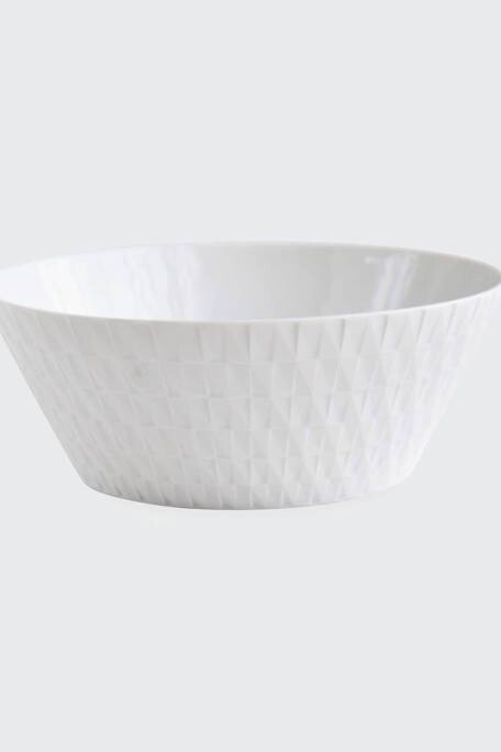 Bernardaud Twist White 10 Inch Salad Bowl