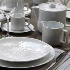 Bernardaud Organza Dinnerware Needs 12 Dinner, Salad And Coupe Soup