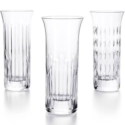 Baccarat Set 3 Flora Vases