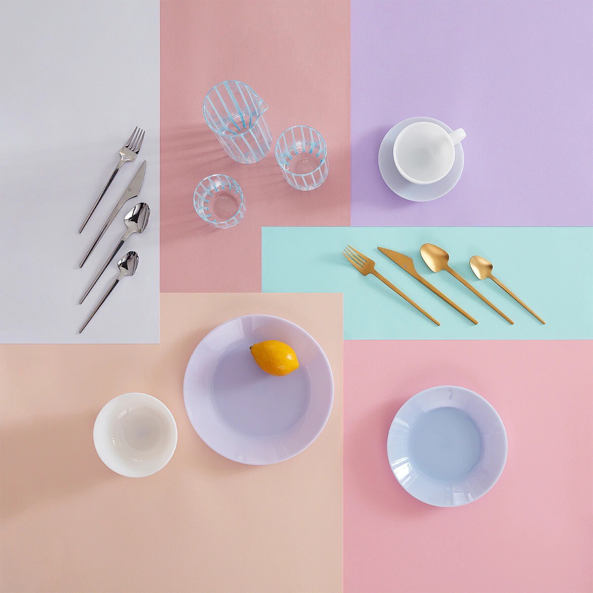 Jonathan Adler Ether Dinnerware.. 3 Piece 12 Dinner, 12 Salad, 12 Bowls