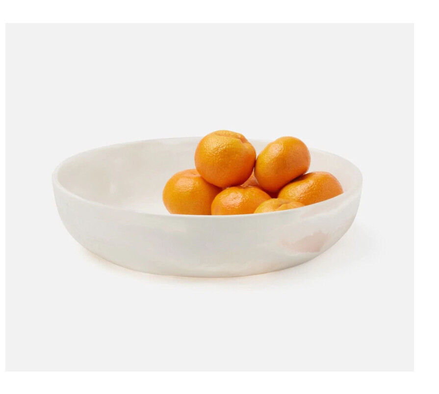 Blue Pheasant White Lg Bowl PURCHASED