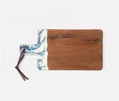Blue Pheasant Blue  Bread Board