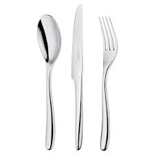 Christofle Lame Stainless Flatware Needs 12