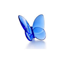 Baccarat Crystal Blue Butterfly