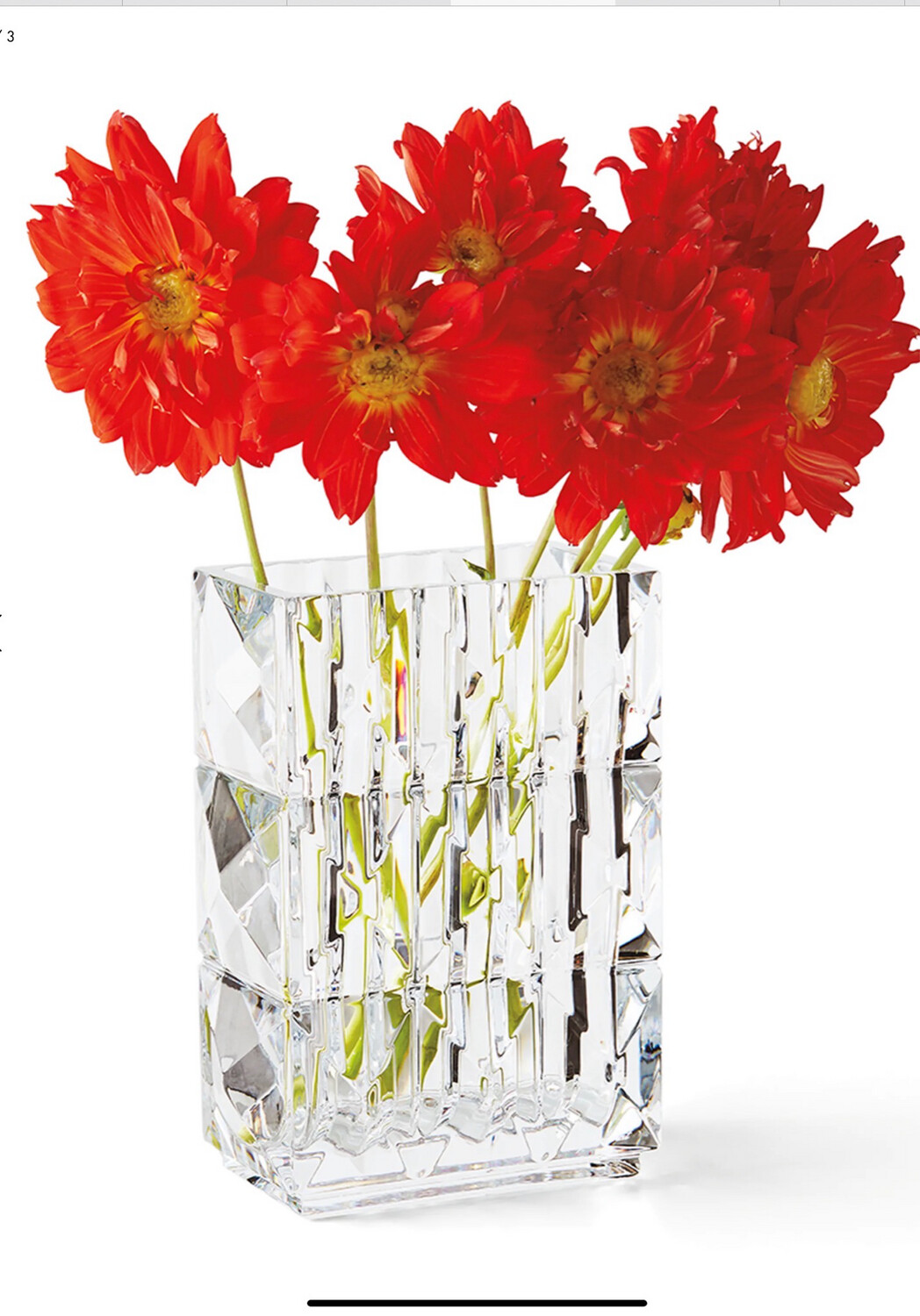 Baccarat Crystal Luxour Clear Vase PURCHASED