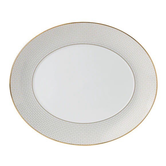 Wedgwood Gio Gold Oval Platter PURCHASED