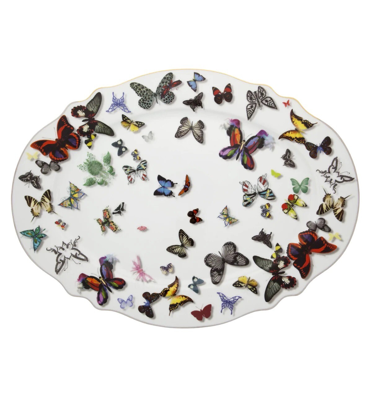 Christian Lacroix Butterfly Parade Oval Platter