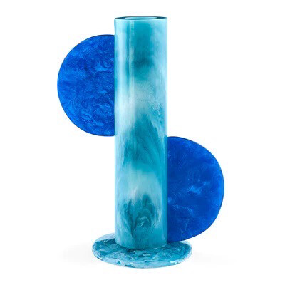 Jonathan Adler Mustique Acrylic Cylinder Vase