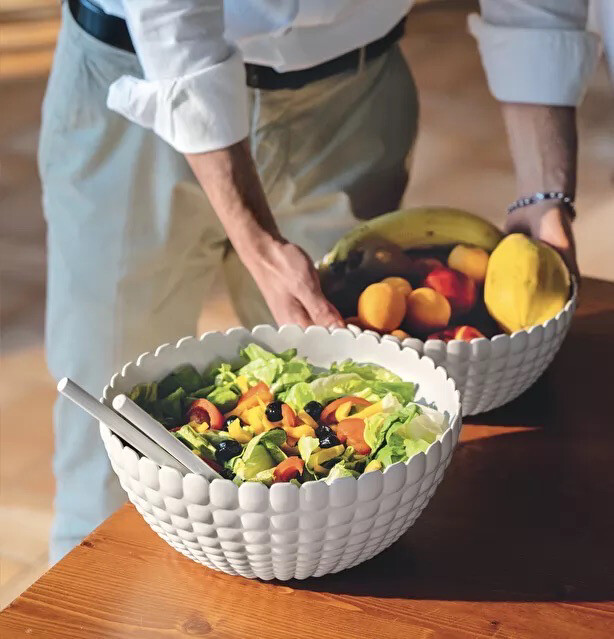 Guzzini Bowl With White Servers PURCHASED