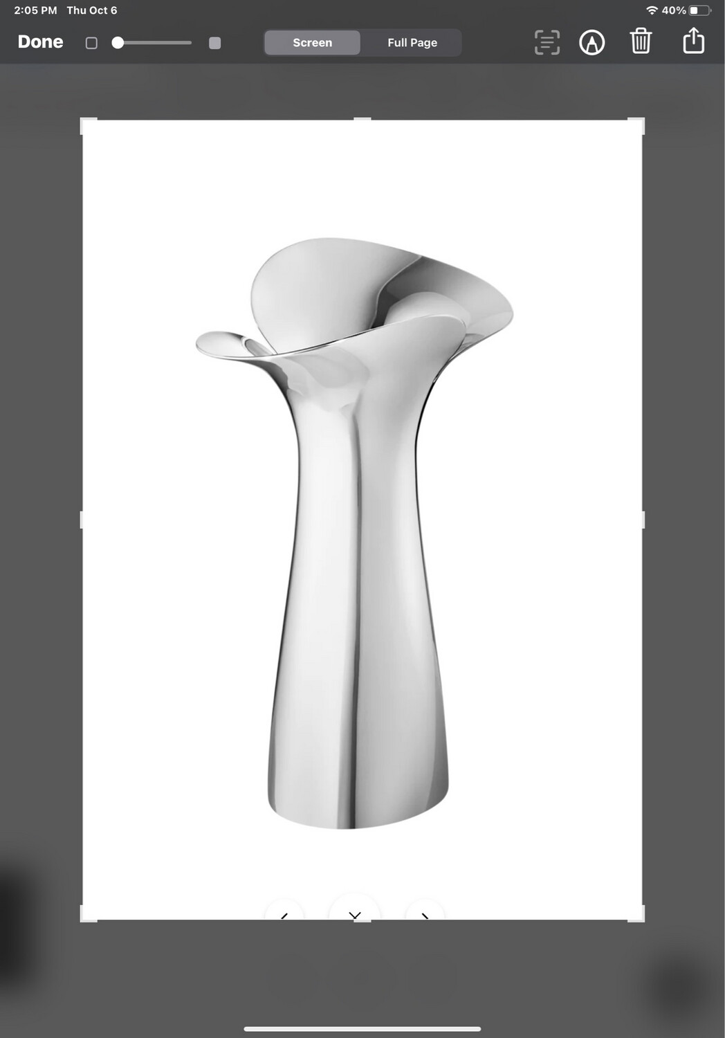 George Jensen Bloom Vase Needs 2 1 Purchased