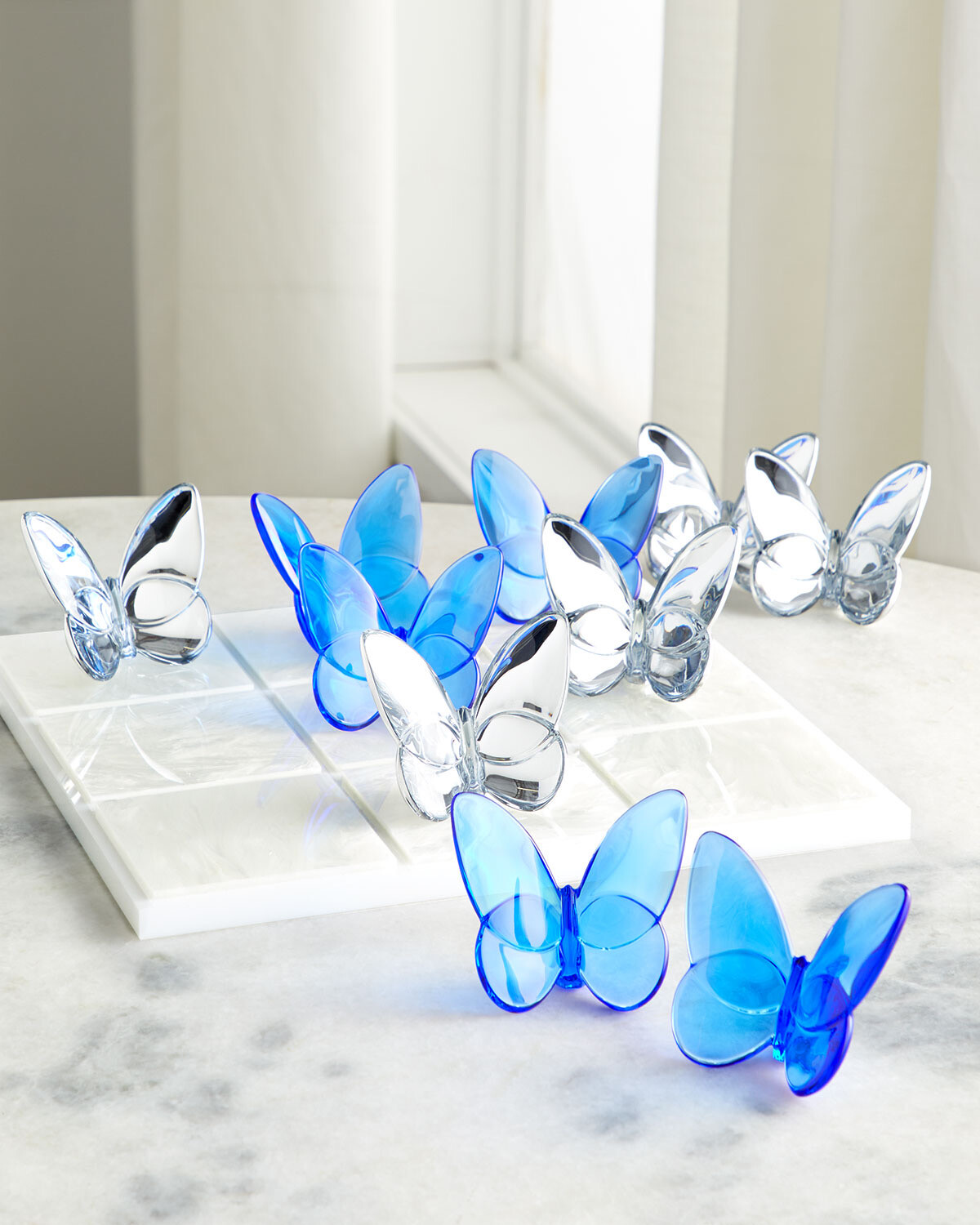 Baccarat Silver Butterfly