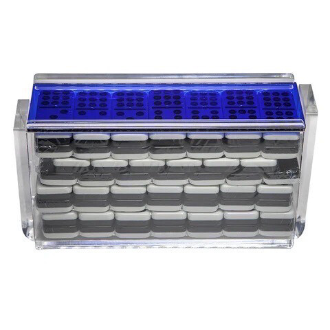 Luxe Dominoes Acrylic Blue Dominoes