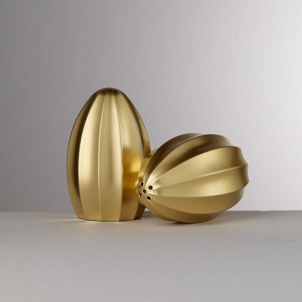 Mario Gold Salt And Pepper Shakers