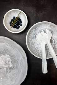 Resin White Servers