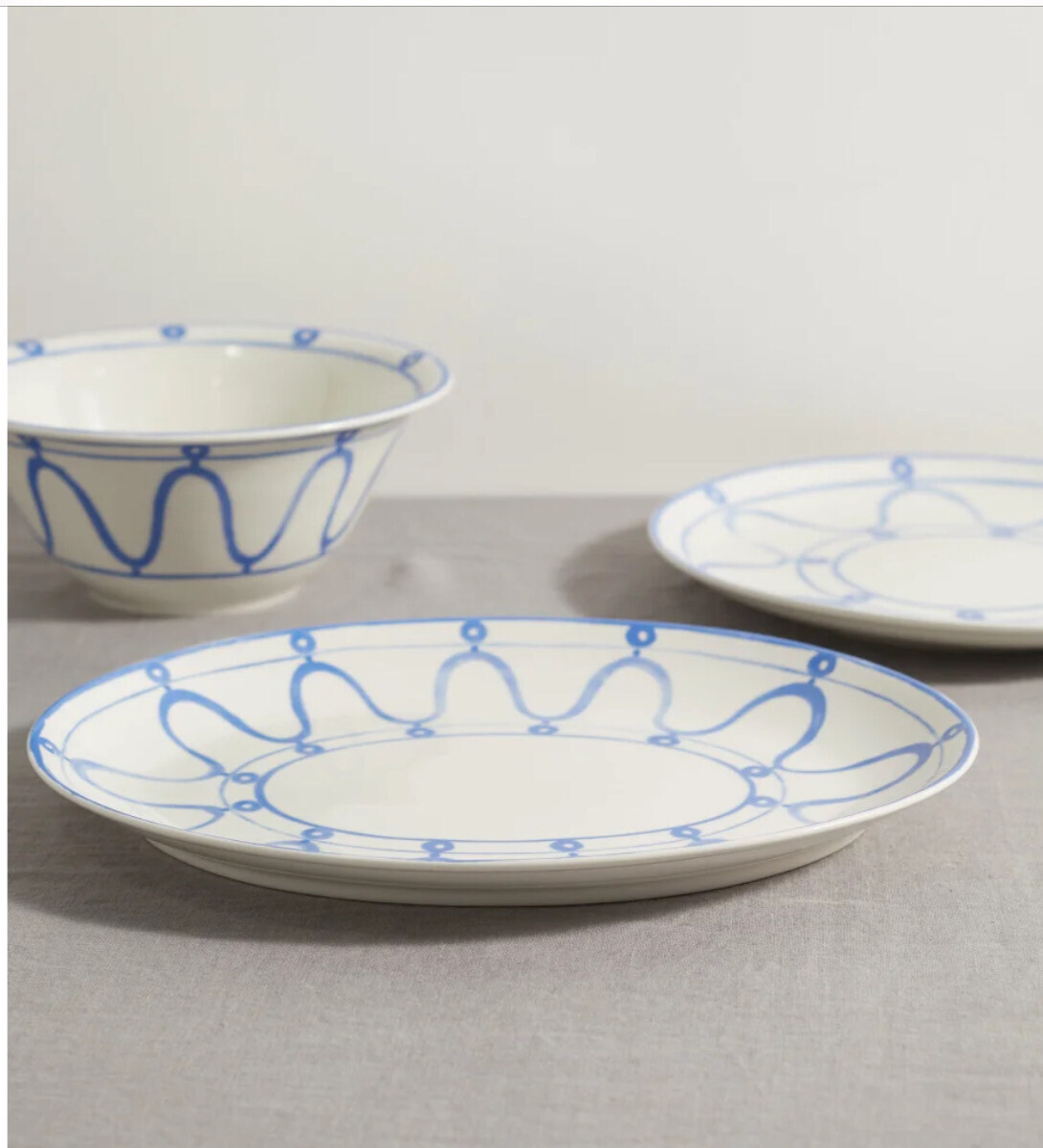 Themis Lt Blue Serenity Platter
