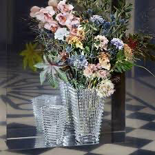 Baccarat Crystal Clear Rectangular Vase