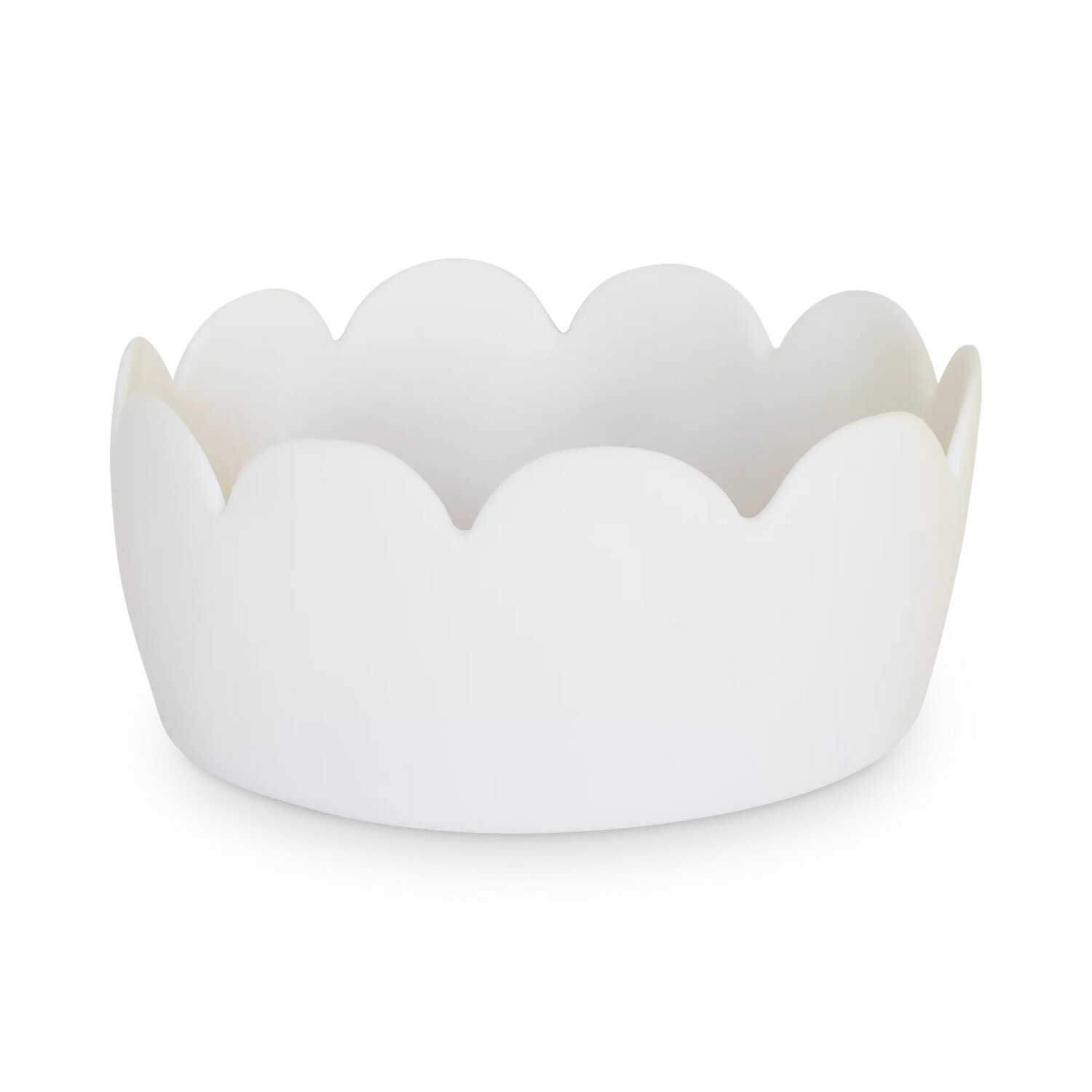 Tina Frey L White Scalloped Bowl