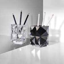 Baccarat Crystal Black Louxor Vase