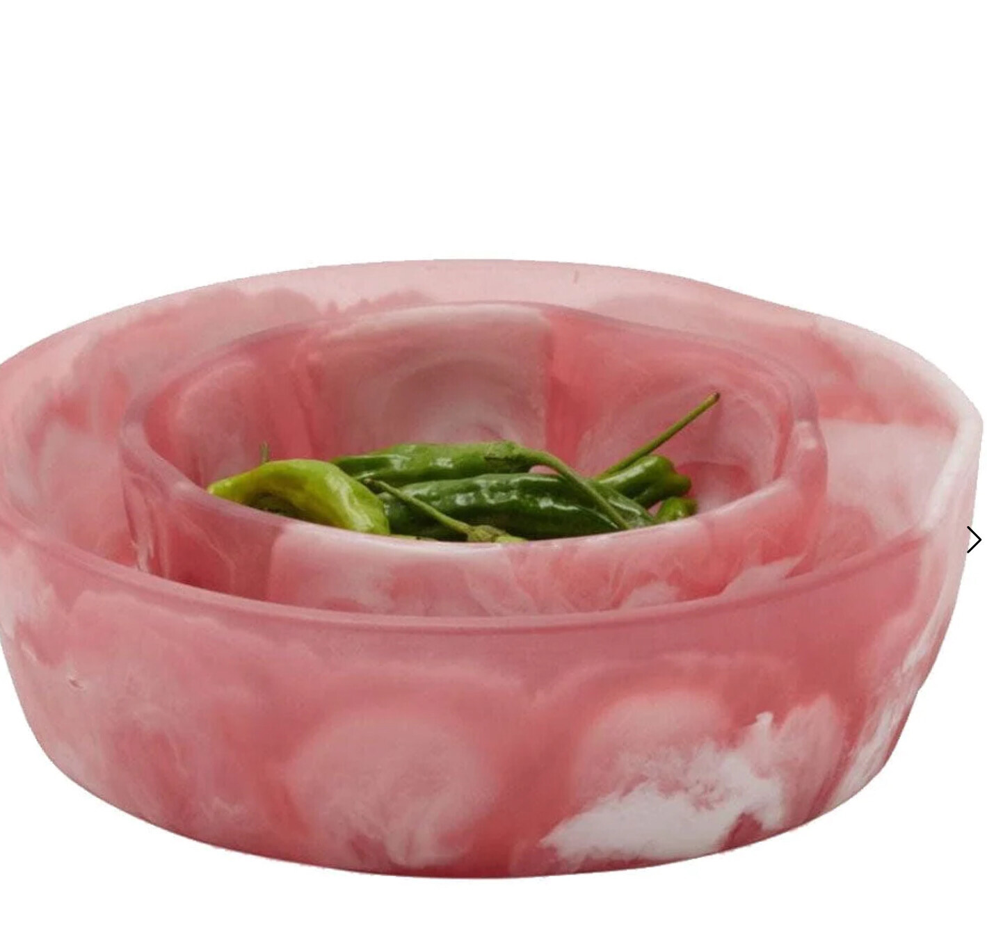 Blue Pheasant Pink Large Bowl