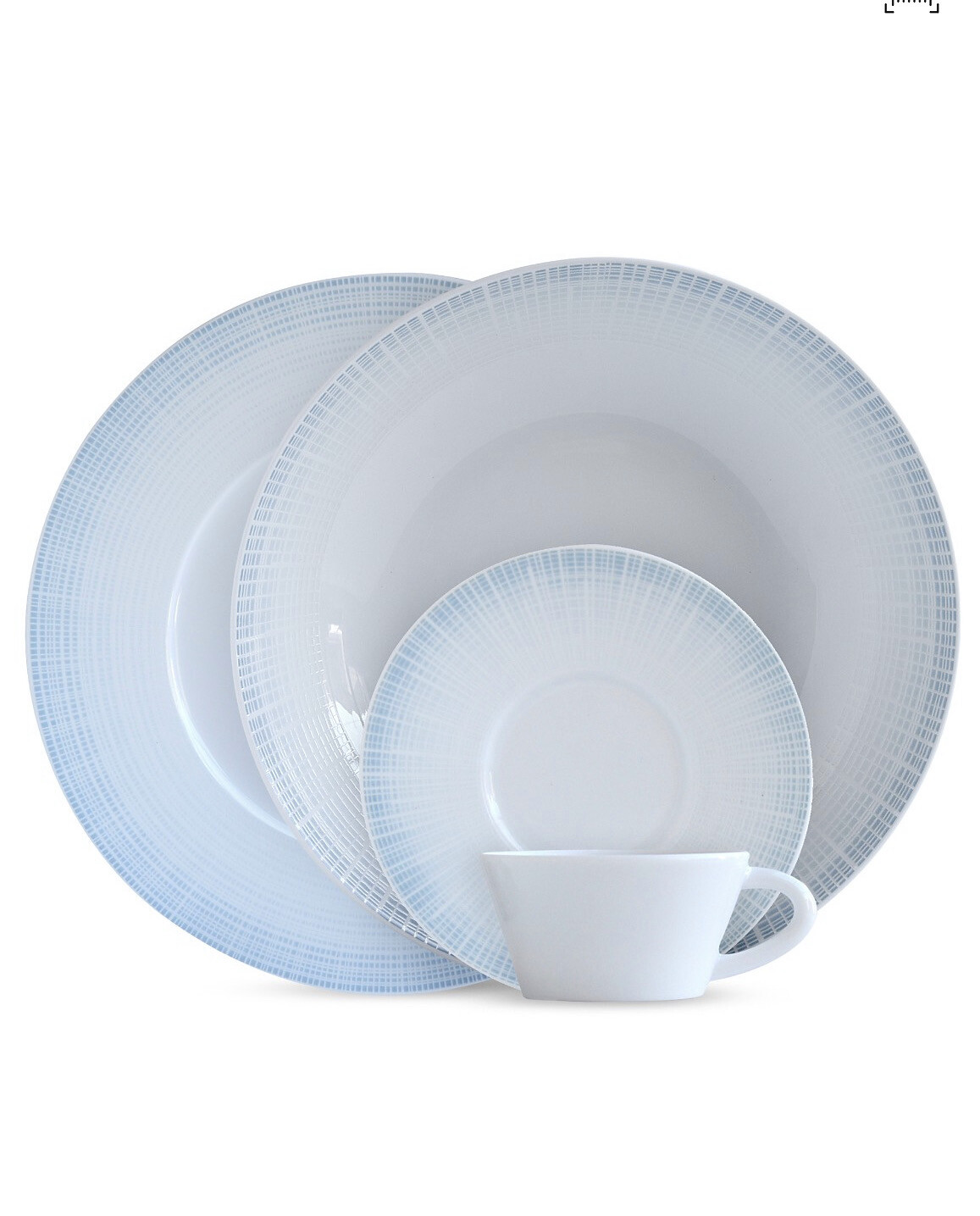 Bernadaud Saphir Bleu Dinner/Salad/ Rim Soup Needs 12
