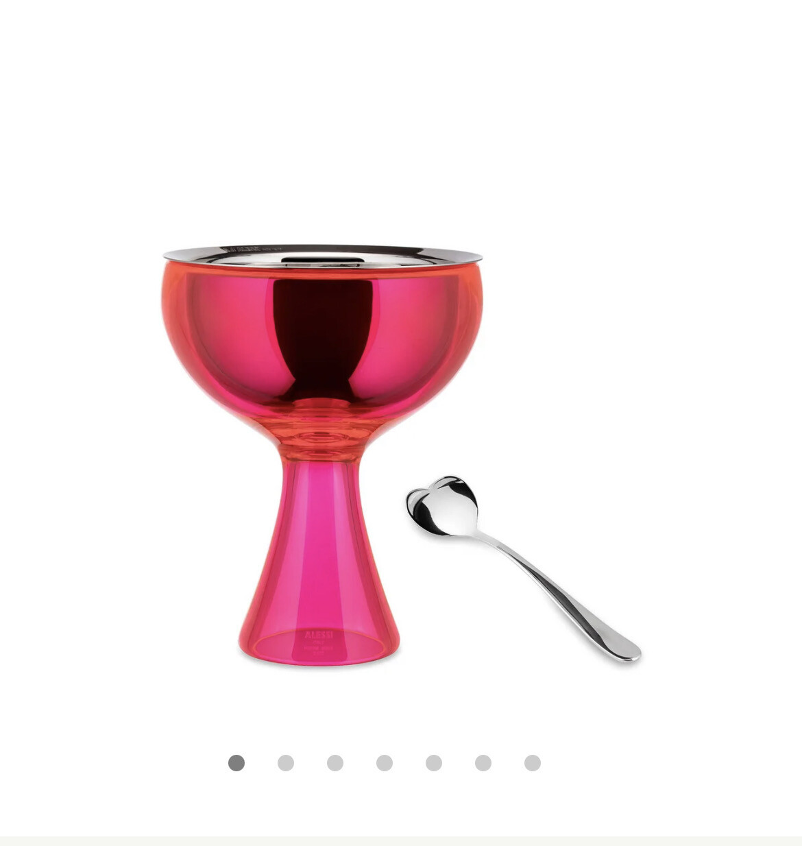 Alessi Pink Ice Cream Bowl