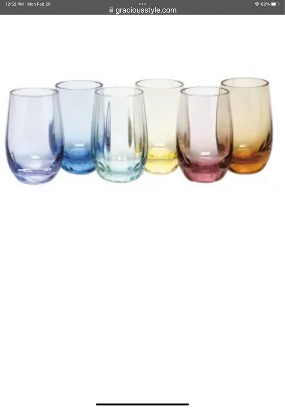 Moser Crystal Set Of 6 Optic Shots Purchased