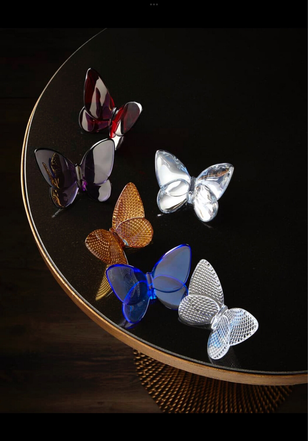 Baccarat Crystal White Butterfly PURCHASED