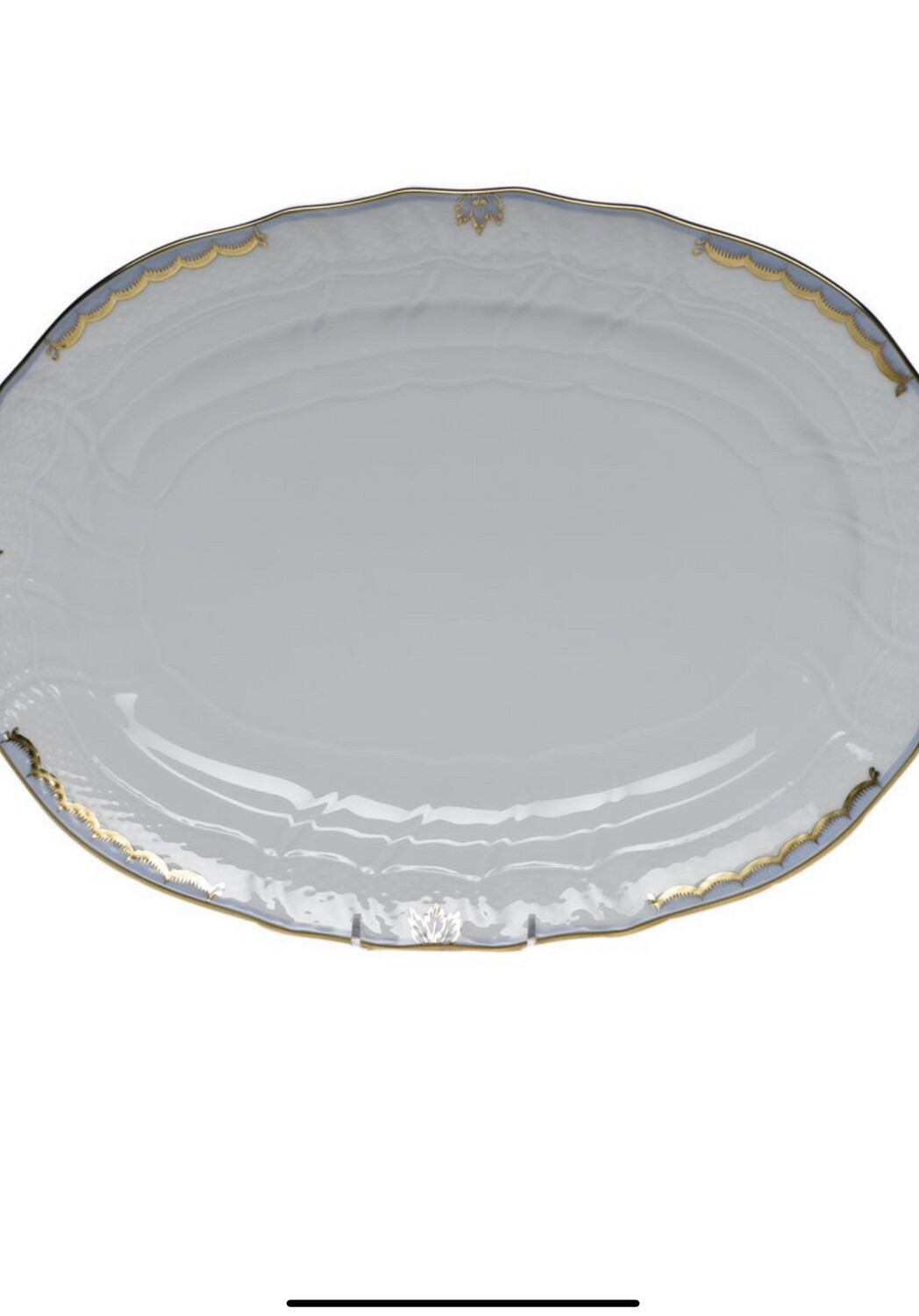Herend Princess Princess Victoria Light Blue Platter Purchased