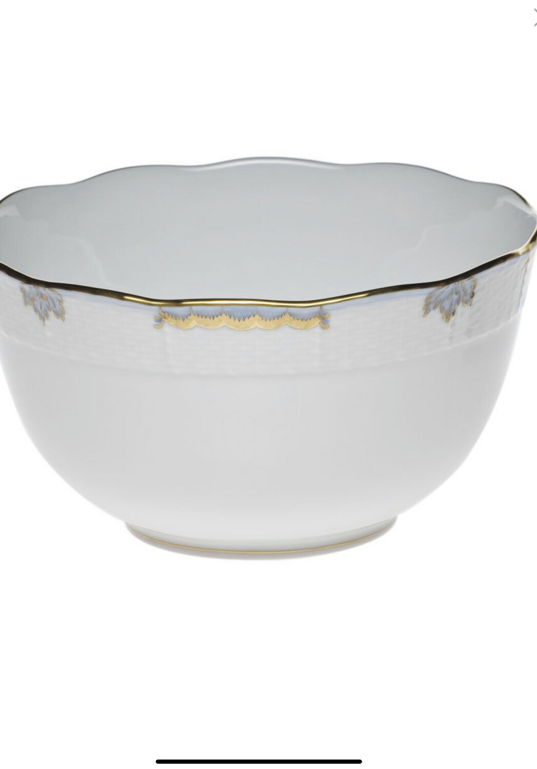 Herend Princess Princess Victoria Light Blue Bowl 2 PURCHASED
