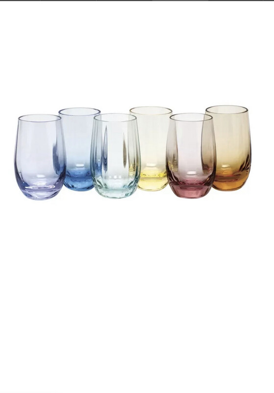 Moser Crystal Set Of 6 Optic Shot Glasses