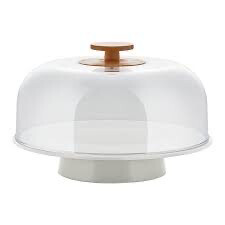 Alessi Covered Grey Cake Stand