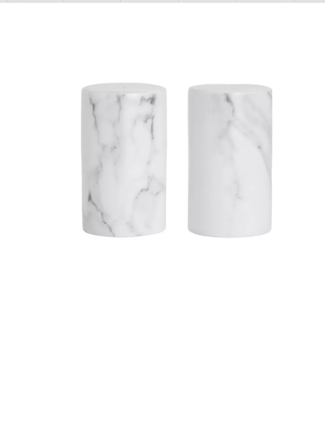Prouna Villa Bianca Salt And Pepper Shakers PURCHASED
