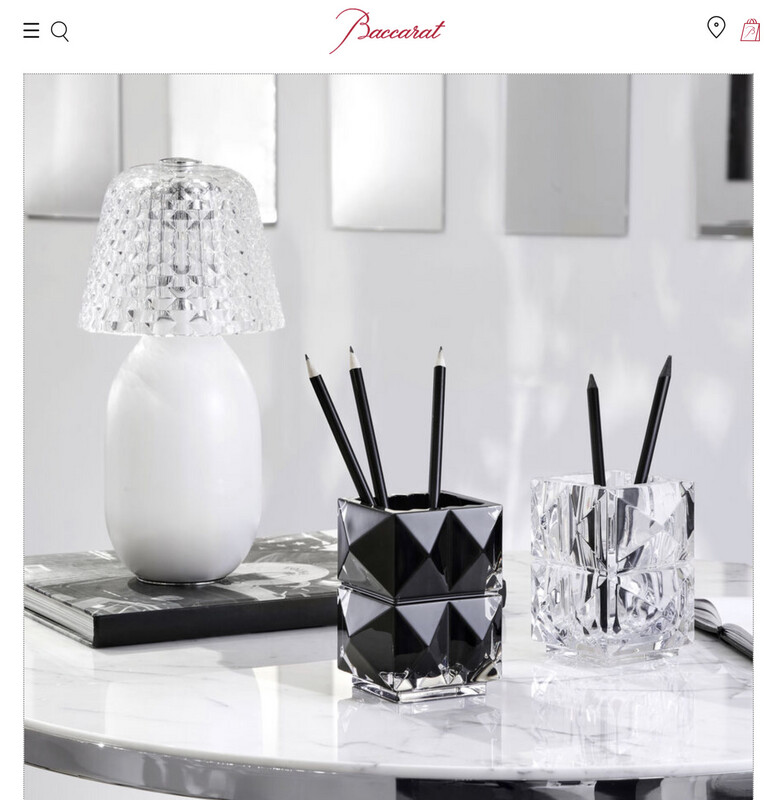 Baccarat Black Luxour Vase 1 Purchased Needs 1