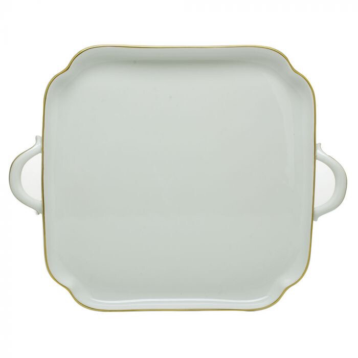 Herend Golden Edge Square Tray PURCHASED