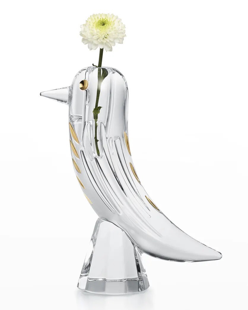 Baccarat Bird Vase