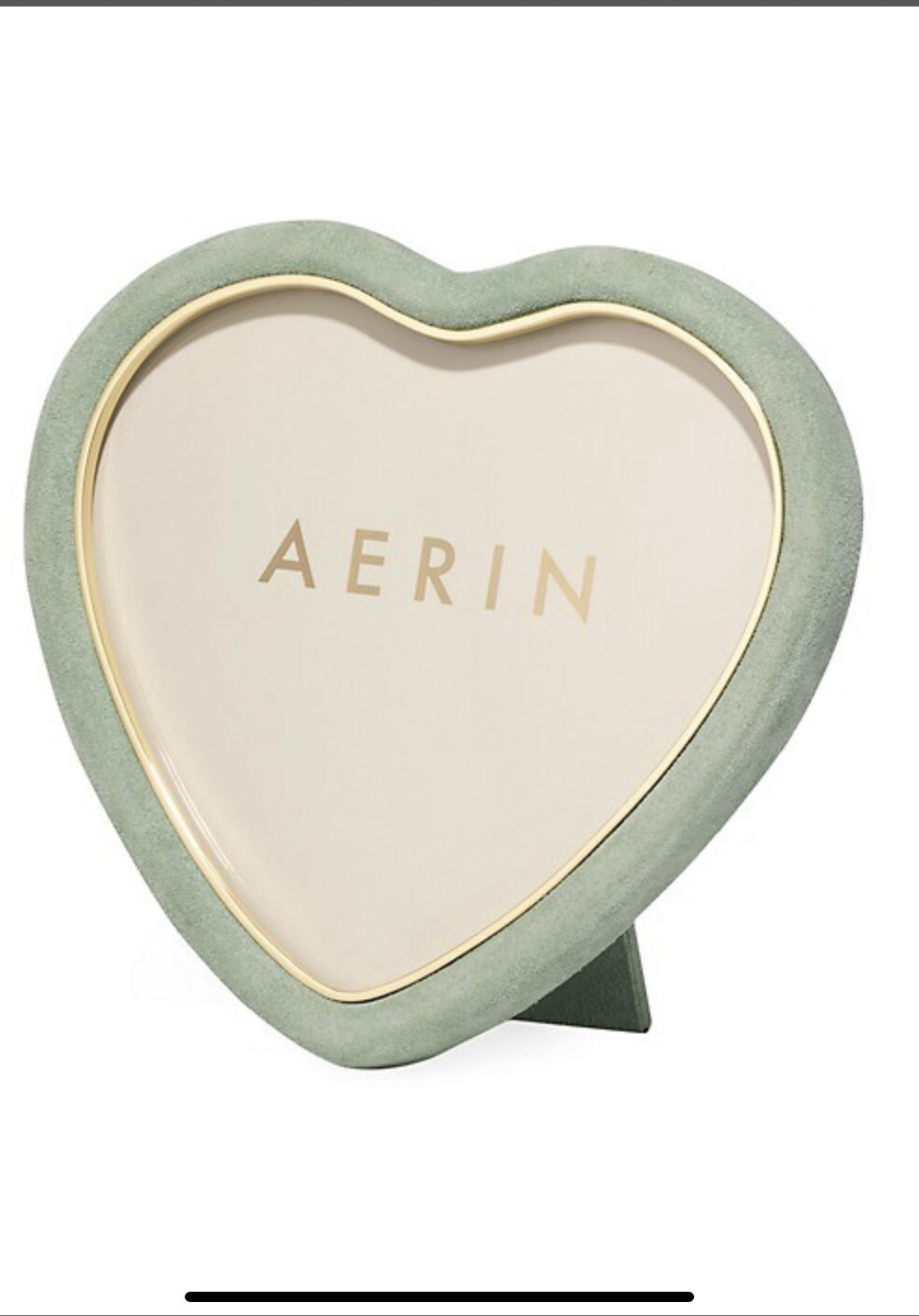 Aerin Green Suede Frame