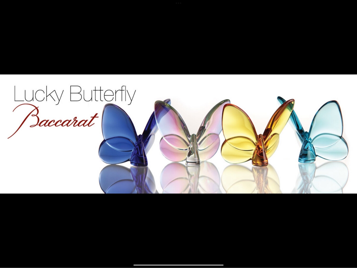 Baccarat Peony Butterfly