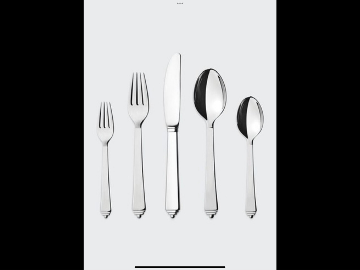 Georg Jensen Pyramid Flatware