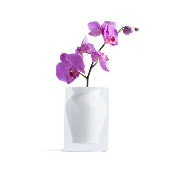 JR Williams 2 White Vase PURCHASED